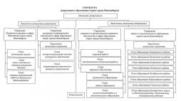Структура департамента образования мэрии города Новосибирска